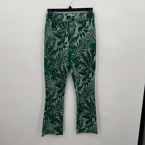 Urban Outfitters Pants - Urban Outfitters Women's Green Tropical Leaf Pants Size Small